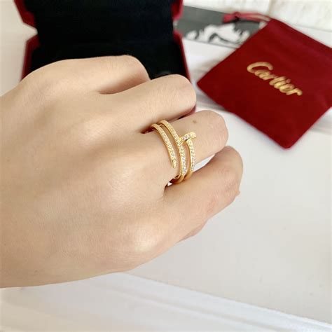 nail ring cartier replica|cartier juste un clou rings.